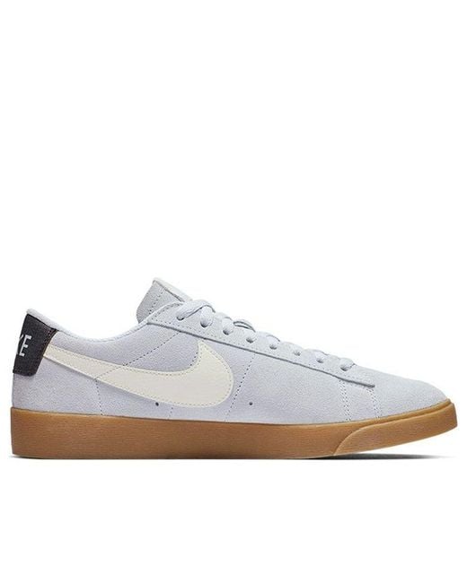 Nike White (Wmns) Blazer Low Sd 'Half'