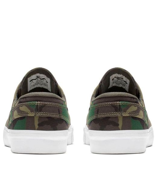 Nike Brown Zoom Janoski Canvas Premium Sb 'Camo' for men