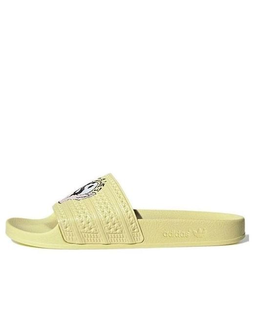 Adidas Yellow Palace X Slides 'Wellness' for men