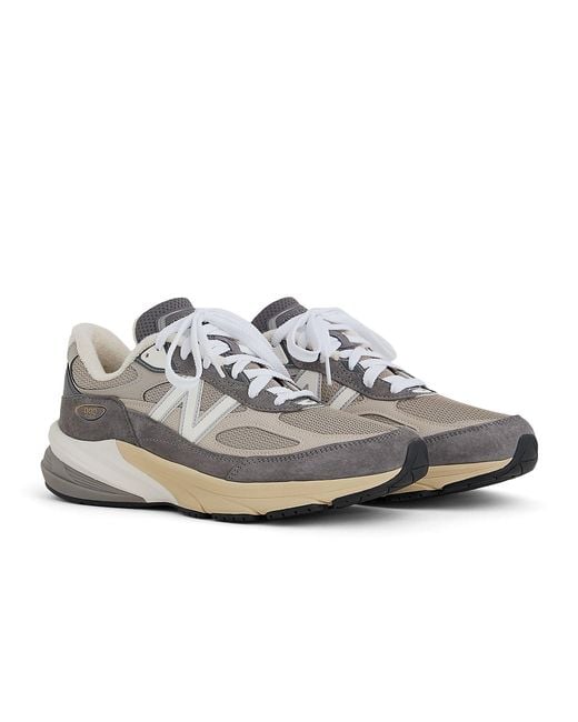 New Balance White 990V6 Made for men