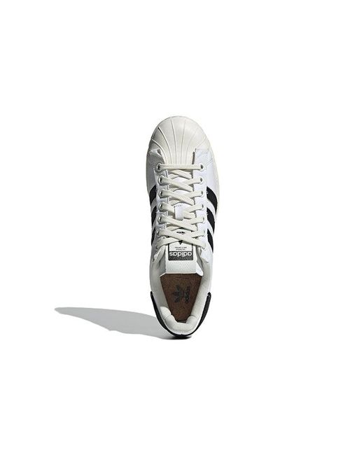 Adidas Blue Parley X Superstar 'Cloud' for men