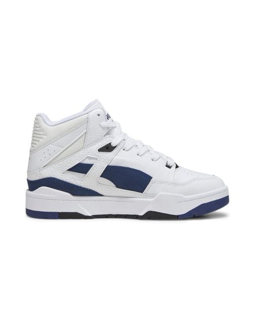 PUMA Blue Slipstream High Cracked Leather for men
