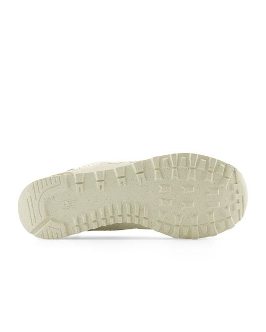 New Balance White 574 'Light' for men
