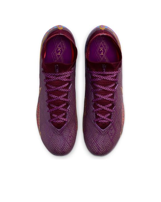 Nike Purple Kylian Mbapp X Mercurial Superfly 9 Elite Fg 'Dark Beetroot' for men