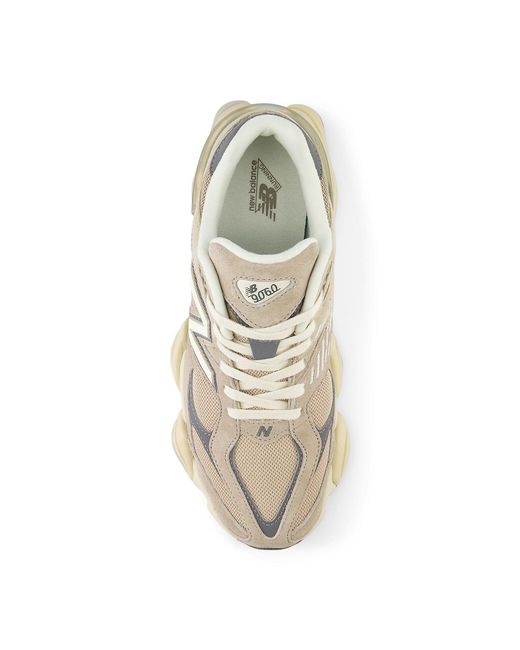 New Balance White 9060 'Driftwood Castlerock' for men