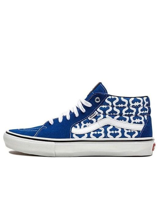 Vans Blue Supreme X Grosso Mid 'Monogram S for men