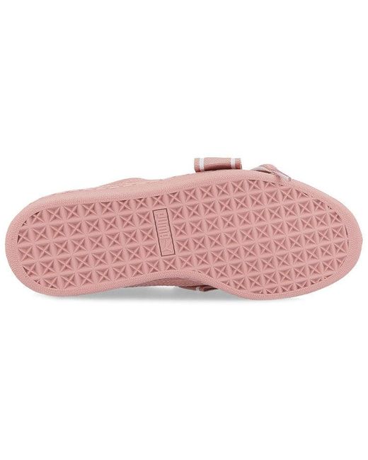 PUMA Wmns Suede Heart Satin Ii Cameo in Pink Lyst UK