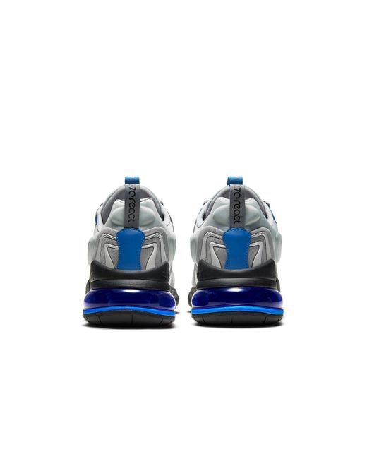 nike air max 270 react eng silver and blue