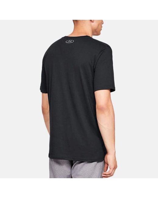 Under Armour Black Sportstyle Training Sports Short Sleeve Couple Style for men