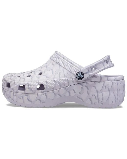 CROCSTM Blue (Wmns) Classic Platform 4
