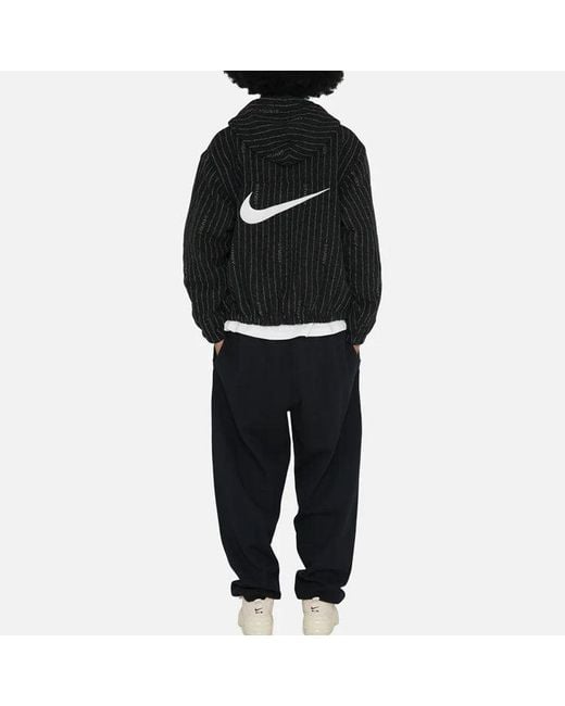 Nike Black X Stussy Washed Sweatpants for men