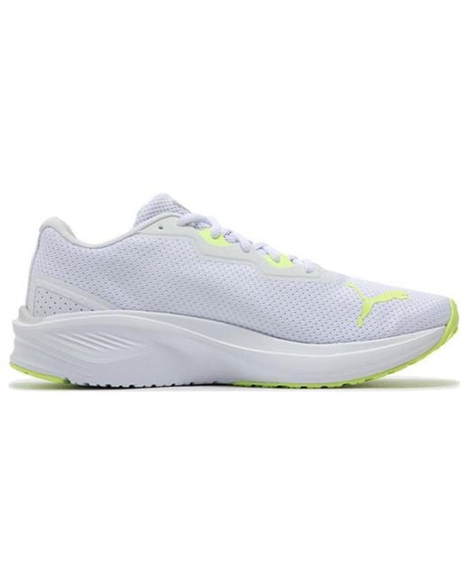PUMA White Aviator Profoam Sky Bright Running Shoes for men