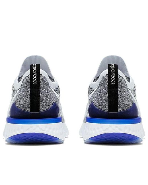 Nike Blue Epic React Flyknit 2 'Racer' for men