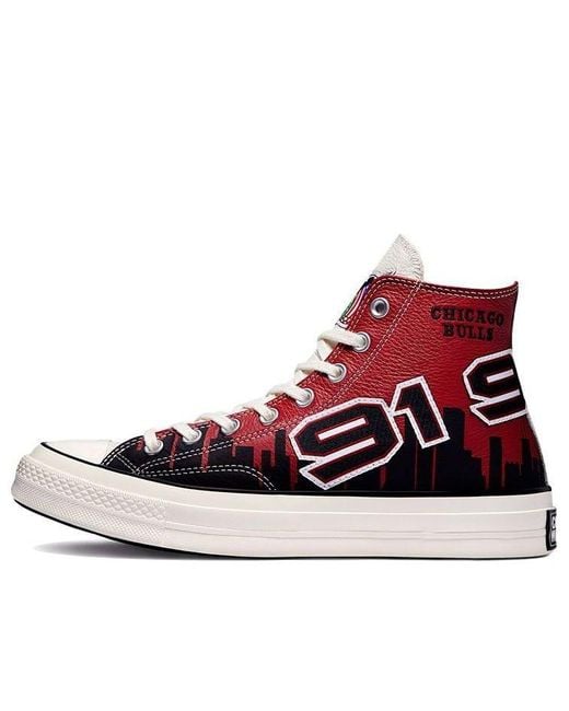 Converse Red Chinatown Market X Chuck 70 High 'Bulls Championship Jacket' for men
