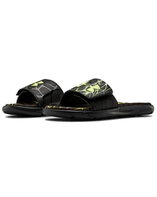 Under Armour Black Mercenary Slippers for men