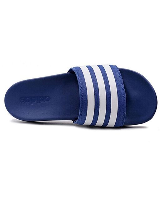 Adidas Blue Adilette Supercloud Plus 'Equipment' for men