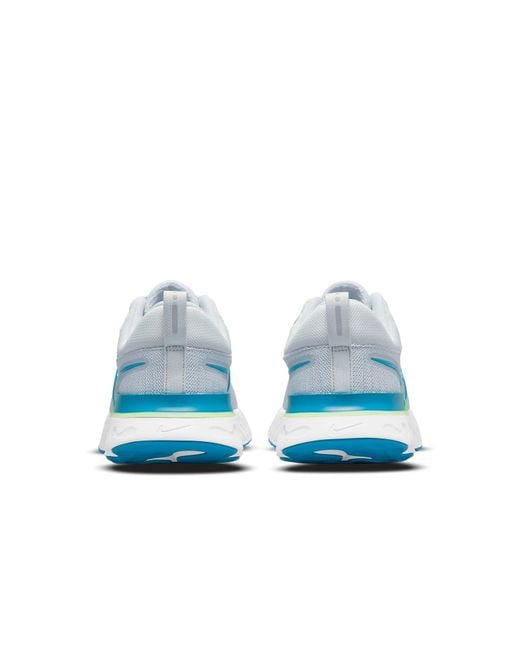 Nike Blue React Infinity Run Flyknit 2 for men