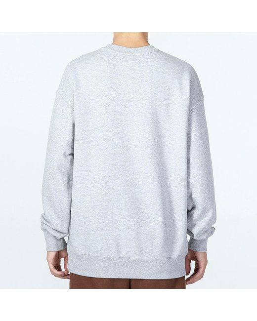 PUMA Blue Team Crew Logo Sweatshirt Burgumdy' for men