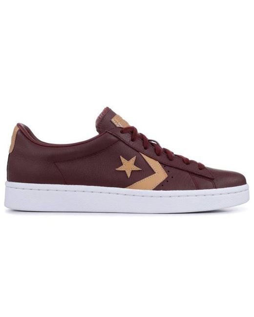 Converse Brown Pro Leather 76 Ox 'Deep Burgundy' for men