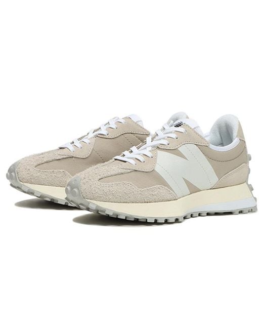 New Balance White (Wmns) 327 'Timberwolf Aluminum'