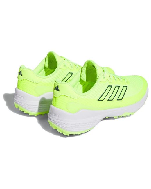 Adidas White Zg23 Vent Golf Shoes 'Lucid Lemon Arctic Night' for men