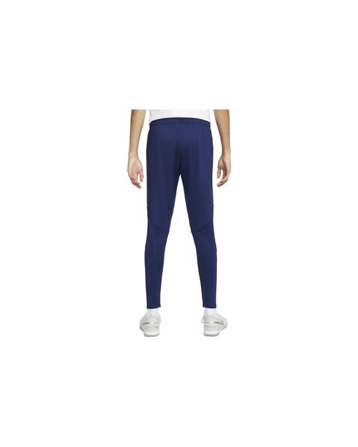 Nike Blue Logo England Strike Dri-Fit Knit Soccer Pants for men