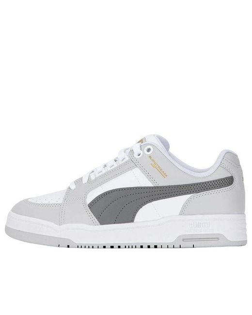 PUMA White Slipstream Lo for men