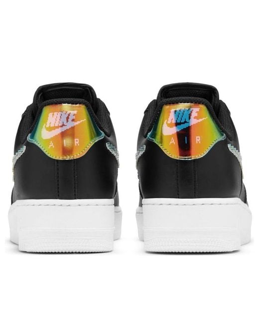 Nike Black Air Force 1 Low 'Iridescent Pixel for men