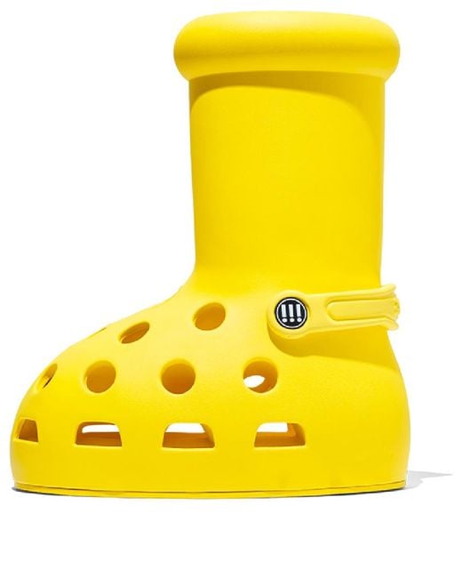 MSCHF Yellow R X Crocs Big Boot for men