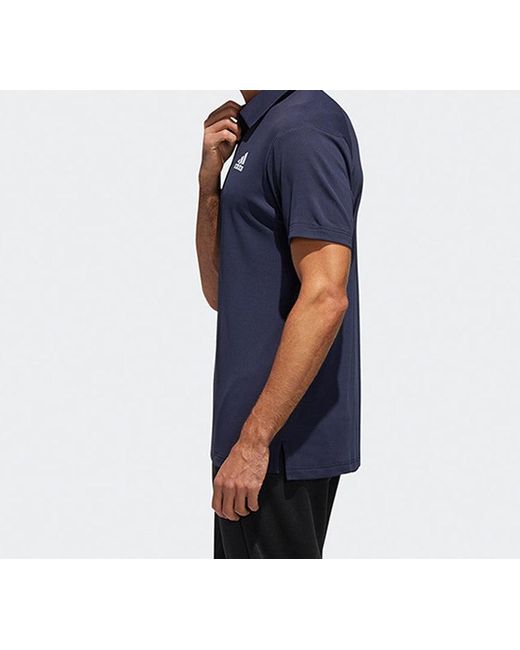 Adidas Blue Htrdy M Pl2 Sl Tennis Sports Polo Shirt for men