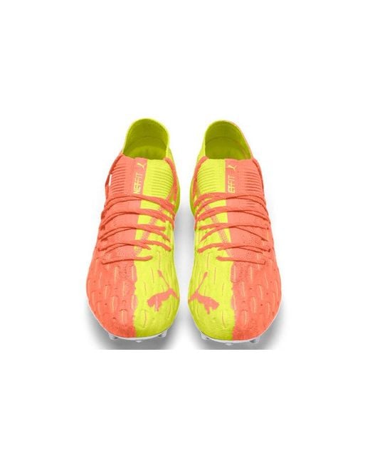 PUMA Orange Future 5.1 Netfit Osg Fg Ag 'Peach Fizzy' for men