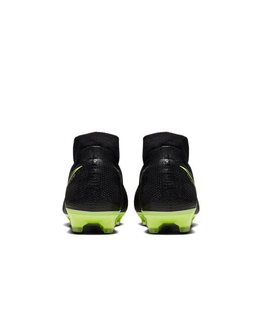 Nike Black Phantom Vision Elite Df Fg Volt' for men