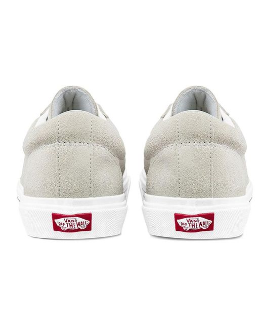 Vans White Sk8 Mid Suede Sid Shoes/ Creamy for men