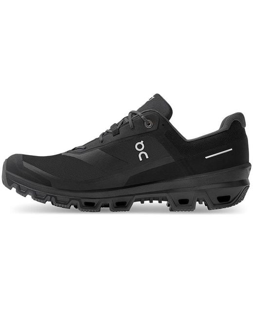 On Shoes Black Cloudventure Waterproof for men