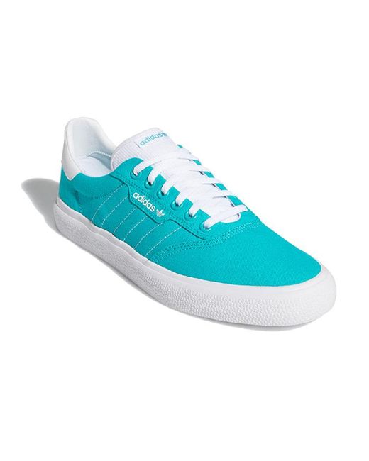 Adidas Blue Originals 3Mc Vulc Retro Low Top Casual Skate Shoes Mint for men