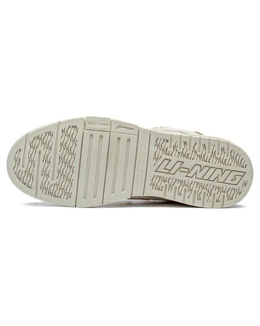 Li-ning White (Wmns) Wave Pro Skate Shoes 'Cream'