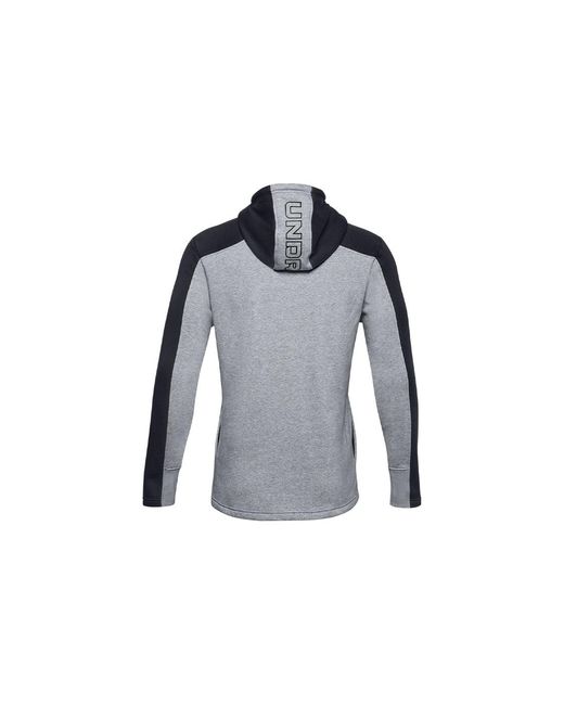 Under Armour Blue Baseline Fleece Pullover Sweater for men