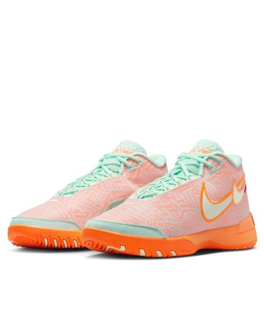 Nike Orange Zoom Lebron Nxxt Genisus Ep 'Mint Foam Bright Citrus' for men