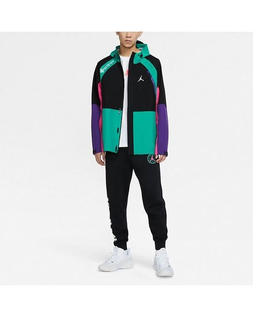 Nike Green Winter Utility Gore-Tex Casual Sports Hooded Jacket for men