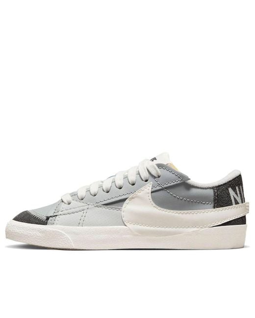 Nike White Blazer Low '77 Jumbo Se 'Light Smoke Noise Aqua' for men