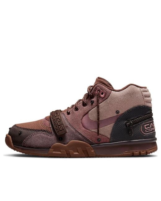 Nike Brown X Travis Scott Air Trainer 1 Sp 'Chocolate' for men