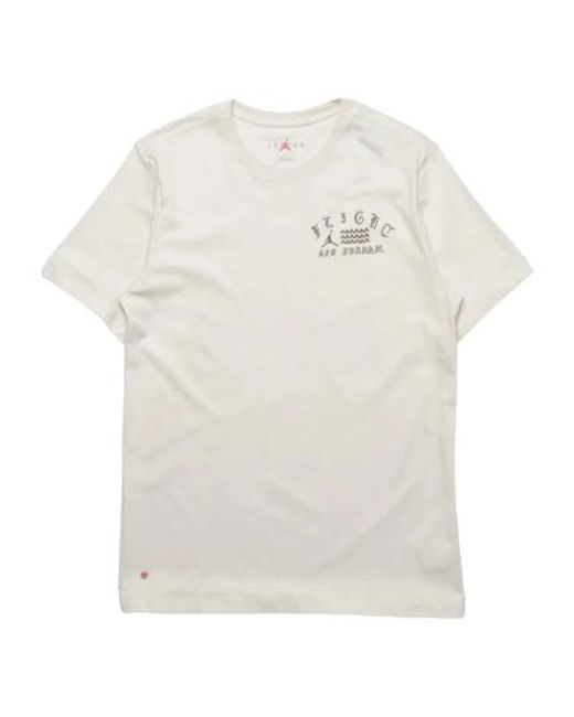 Nike White Artist Series By Umar Rashid T-Shirt Asia Sizing 'Sail' for men