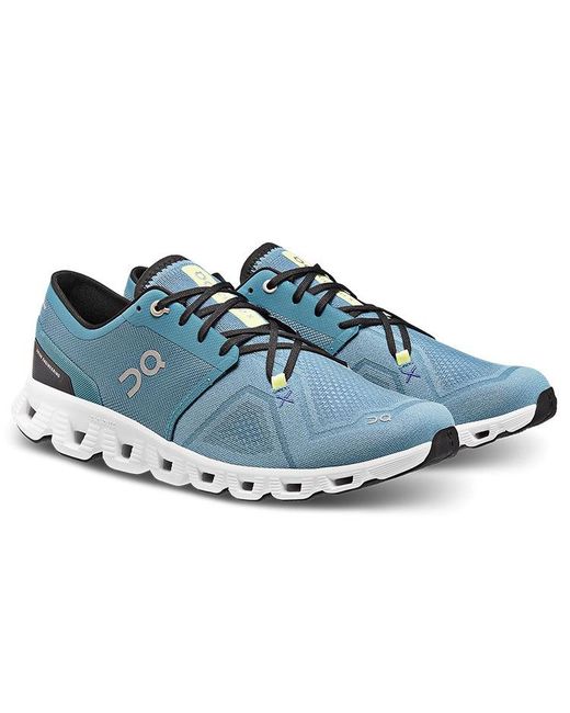 On Shoes Blue Cloud X 3 'Pewter' for men