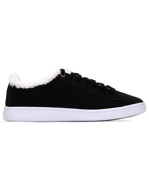 PUMA Black (Wmns) Vikky V2 Cat Teddy Sneakers