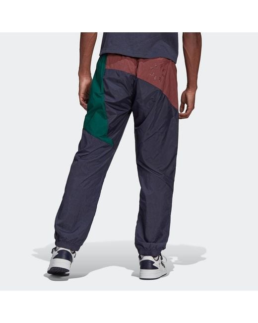 Adidas Blue Originals Bld Cb Tp Shadow Logo Splicing Bundle Feet Sports Pants/Trousers/Joggers Autumn for men