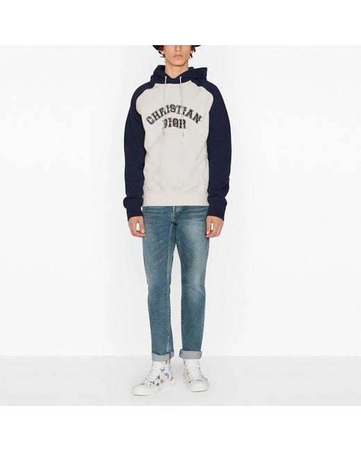 Dior Blue X Peter Doig Fw21 Logo Long-Sleeved for men