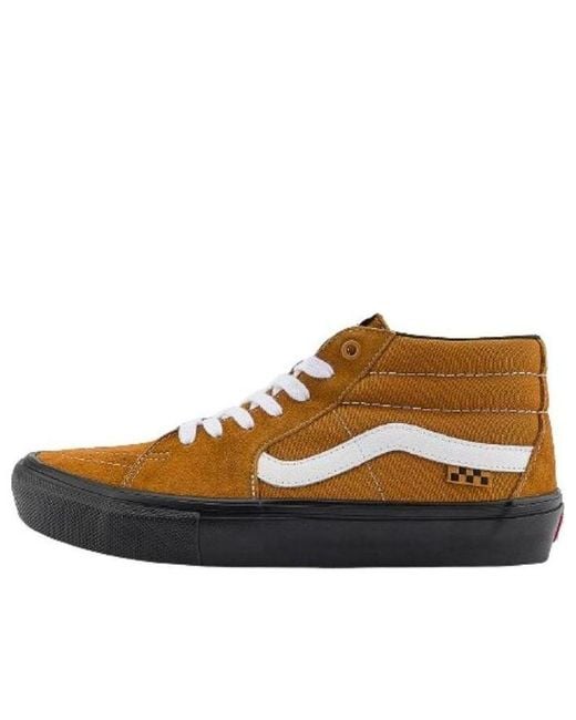 Vans Brown Skate Grosso Pig Suede for men
