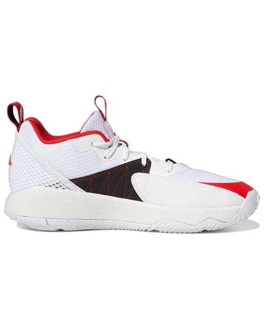 Adidas White Dame Certified Extply 2.0 'Trail Blazers' for men