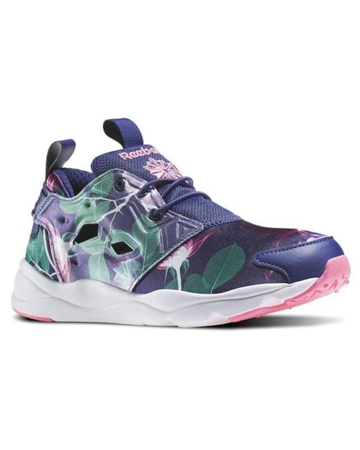 Reebok Blue (Wmns) Furylite Graphic 'Floral'