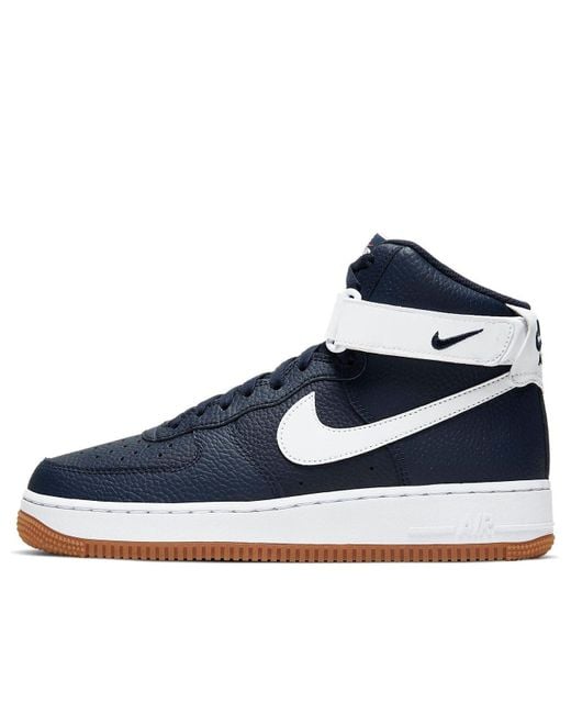 Nike Blue Air Force 1 High 'Obsidian' for men